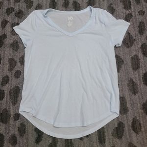 SO Light Blue Vneck Tee sz M